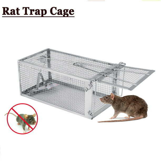 Humane Rat Trap Cage Live Animal Pest Rodent Mice Mouse Control Bait Catch Sell
